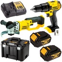 DCD780 skrutkovač a DCG412 brúska DEWALT 2x4,0Ah