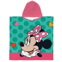 Bavlnený pončo uterák s kapucňou 60x120 Minnie Mouse