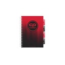 BROULION NOTEBOOK S KONTROLOVANÝMI VLOŽKAMI B-5 COOLPACK GRADIENT CRANBERRY