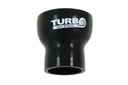 Rovná redukcia Silicone TurboWorks Black 51-76mm TUNING SPORT