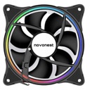 Novonest LED RGB ventilátor 120mm 12V 6-pin