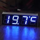 Moto hodinky Mini voltmeter LED teplomer