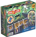 GEOMAG MAGICUBE JUNGLE ANIMALS + KARTY 9 EL.