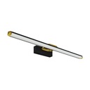 PRYMUS LED nástenné svietidlo 12W BLACK/GOLD 63cm Struhm