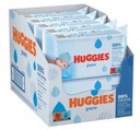 Huggies Pure vlhčené obrúsky s vodou 10 x 56 ks