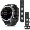 Čierny silikónový remienok pre Garmin Fenix ​​​​7/ 6/ 6 Pro