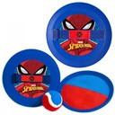 ZRUČNOSTNÁ HRA CHYŤ LOPTIČKU DO ŠTÍTU NA VELCRO 2x SPIDERMAN SHIELD