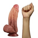 MEGA Lovetoy vaginálne dildo 24,5 cm SILIKÓNOVÉ