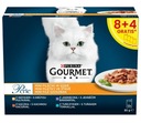 Purina Gourmet Perle Mix príchutí 8+4x85g