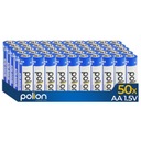 50x Polion AA / 1,5V LR6 Ultra Alkaline batérie do diaľkového ovládača 50ks