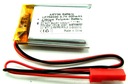 BATÉRIA Li-Poly 300mAh 3,7V JST-2 PINS