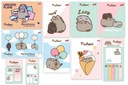 PUSHEEN školská výbavička, školská súprava do školy, 10x blok, zošity, leporelo