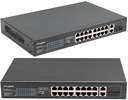 SWITCH 1GB GIGABIT RACK 19' 16X 100MB POE+/2X 150W