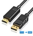 Adaptačný kábel DisplayPort DP na HDMI 4k 1,8 m