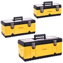 3x Toolbox Kovovo-plastová sada