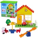 Stavebné kocky Peppa Pig House Ihrisko Figúrky Rozprávková hračka