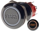 TLAČIDLO PROTI VANDALU 19mm START 12V 3A S