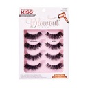 Umelé mihalnice Kiss Blowout Lash Pompadour 4 páry,