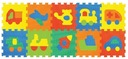 Penová podložka Penové puzzle podlahové vozidlá