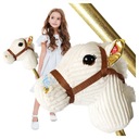 Hobby Horse mäkká konská hlava kôň na palici vzdychá 72 cm cvalom znie plyšovo