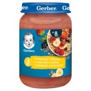 Gerber dezert Banány jahody a maliny s ovsenými vločkami 190 g