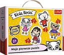 Puzzle detská klasická veselá mačička Cat 36088