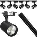 6x BUSTER SET RAIL VÝKONNÉ LAMPY 30W 1m