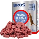 Kockový jed pre myši Potkany Hlodavce 1 kg Bros