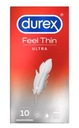 Durex Feel Thin Ultra 10 ks super tenké kondómy, dodatočne zvlhčené