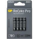 Batérie Aaa / R03 Gp ReCyko Pro Ni-MH 800mAh