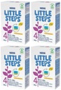 4x Nestlé LITTLE STEPS 4 ďalšie mlieko 500g