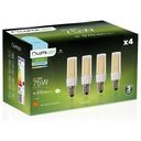 4x LED žiarovka CHLADNIČKA E14 10W 970lm 6500K LUMILED