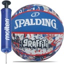 Basketbalová lopta SPALDING GRAFFITI, veľkosť 7 + PUMP