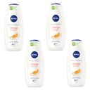 Nivea Pomaranč Avokádový olej Sprchový gél 4x500 ml