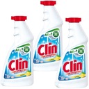 Clin Liquid Lemon na čistenie skla a zrkadiel 3 ks Sklad