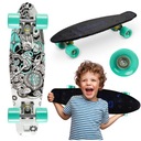 QKIDS GALAXY - FISZKA SKATEBOARD PRE DETI - ABEC-7 - gumený - priemyselný