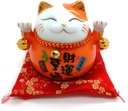 MONEY BANK Cat Maneki-Neko Lucky Porcelain 12cm