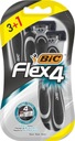 BIC COMFORT 4 FLEX JEDNORÁZOVÁ holiaca žiletka PRE MUŽOV, 4 KUSY