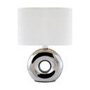 Stolná lampa GOLF E14 CHROME/WHITE