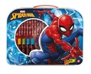 Umelecká súprava s kufríkom, pastelkami Spiderman