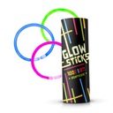 FLUORESCENTNÉ NÁRAMKY, svietiace pásky Glow Sticks, 100 ks