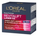 L'Oreal Revitalift Laser X3 nočný krém proti starnutiu