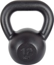 Kettlebell liatinová kettlebell ball činka KAWMET 12kg