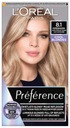 Loreal Preference Color Cool Blondes 8.1 Copenhagen