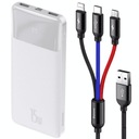 LIGHT BASEUS POWERBANK 10000MAH PD 15W + 3v1 USB-C LIGHTNING MIKROKÁBEL