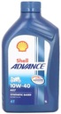 SHELL ADVANCE 4T AX7 10W-40 API SL JASO: MA2 1L