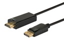 CL-56 DISPLAYPORT KÁBEL na HDMI 1,5 m dlhý KÁBEL