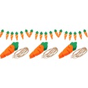 Látkové Carrot Flag Decoration 3 ks