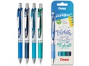 Pentel Blue Upokojujúce roller, 4 farby