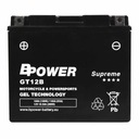 BPower Supreme GEL GT12B 12V 10Ah 165A YT12B